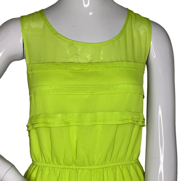 Maurices NWT Dress Sleeveless Pullover Full Lining Lime Green Size L - Picture 4 of 16